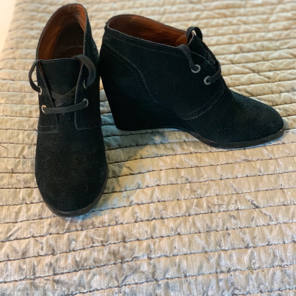 Lucky Brand suede booties